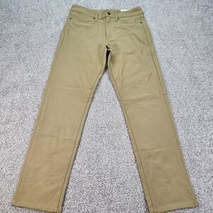 American Eagle Outfitters Mens 28x30 Airflex+ Slim‎ Active Pants Tan Khaki